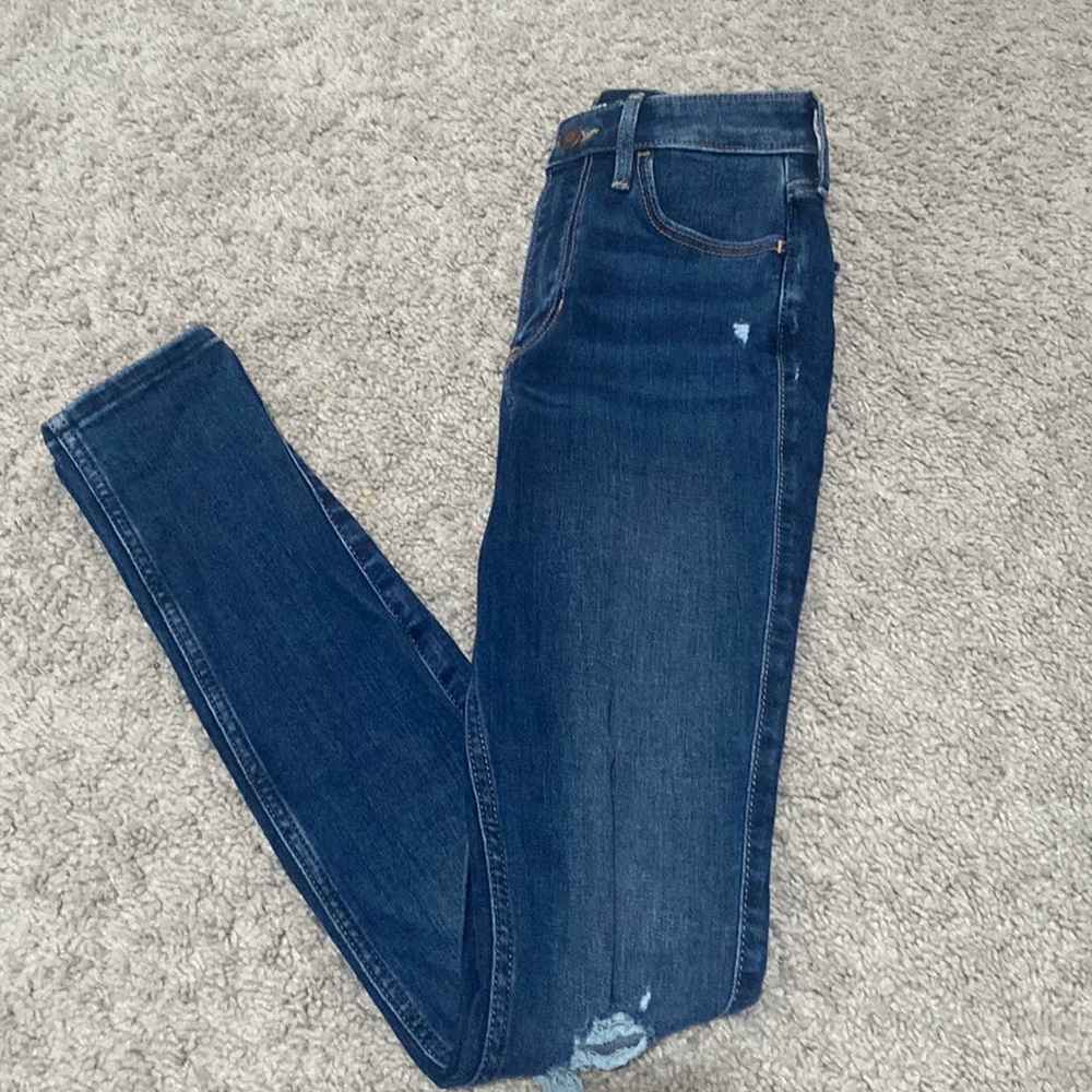 hollister ultra high - rise super skinny jeans